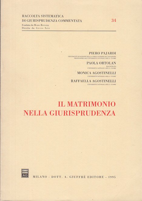 IL MATRIMONIO NELLA GIURISPRUDENZA