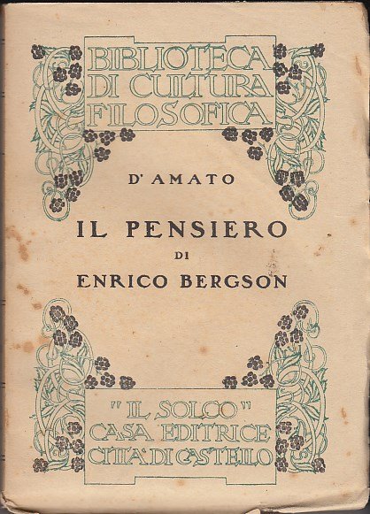 Il pensiero di Enrico Bergson