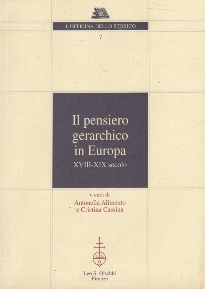 Il pensiero politico gerarchico in Europa XVIII-XX secolo | Immagine principale