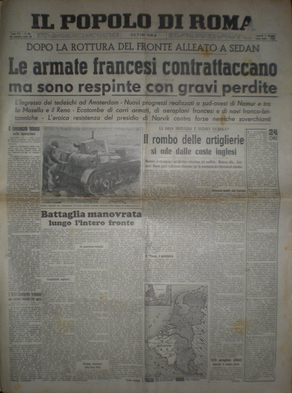 IL POPOLO DI ROMA VENERD 17 MAGGIO 1940