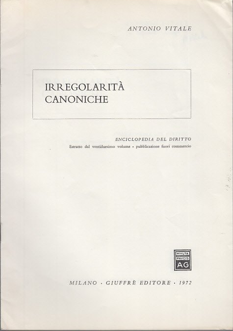 Irregolarità Canoniche