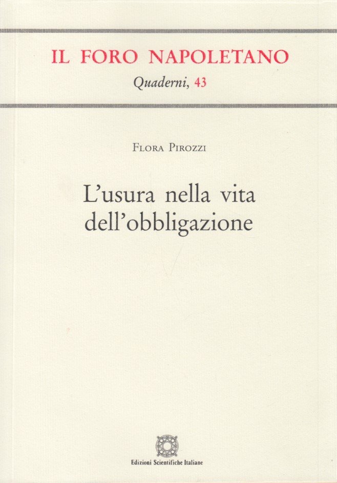 L'usura nella vita dell'obbligazione