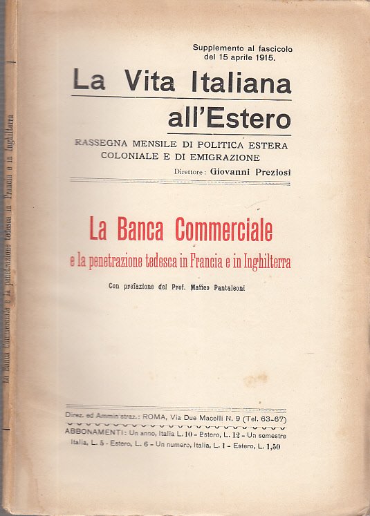 LA BANCA COMMERCIALE E LA PENETRAZIONE TEDESCA IN FRANCIA E …