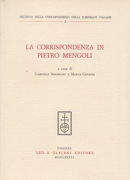 La corrispondenza di Pietro Mengoli