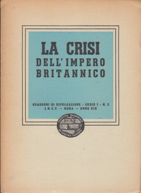 La crisi dell'impero britannico