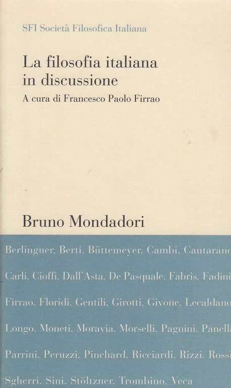 La filosofia italiana in discussione