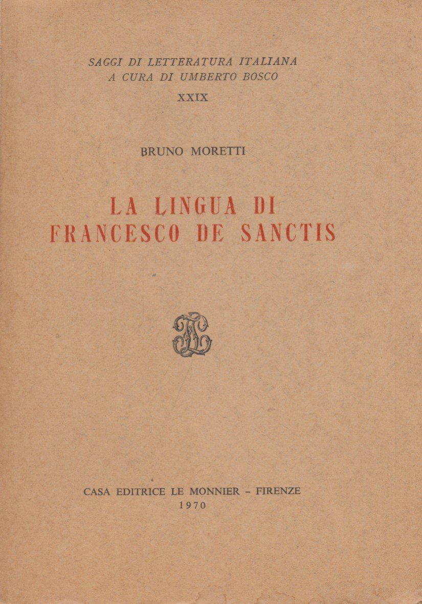 La lingua di Francesco De Sanctis