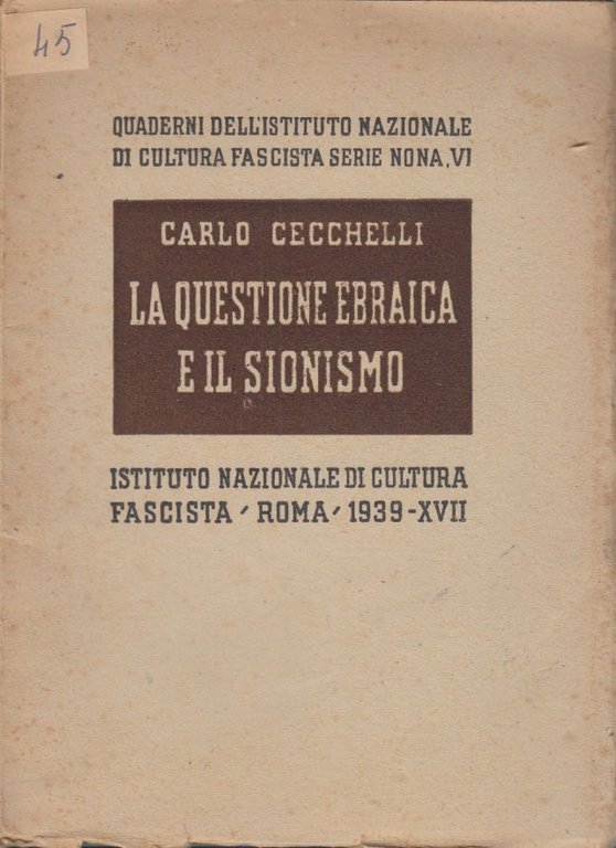 La questione ebraica e il sionismo