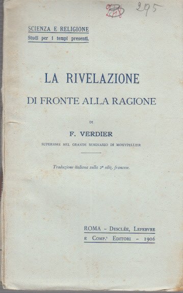 La Rivelazione Di Fronte Alla Ragione