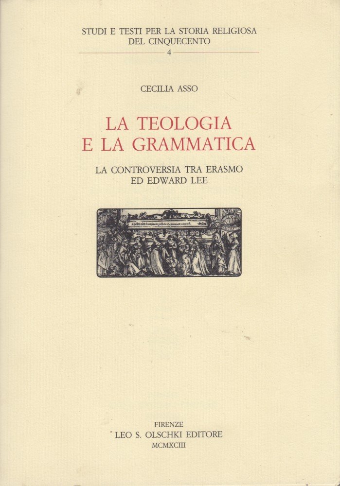 La teologia e la grammatica La controversia tra Erasmo ed …