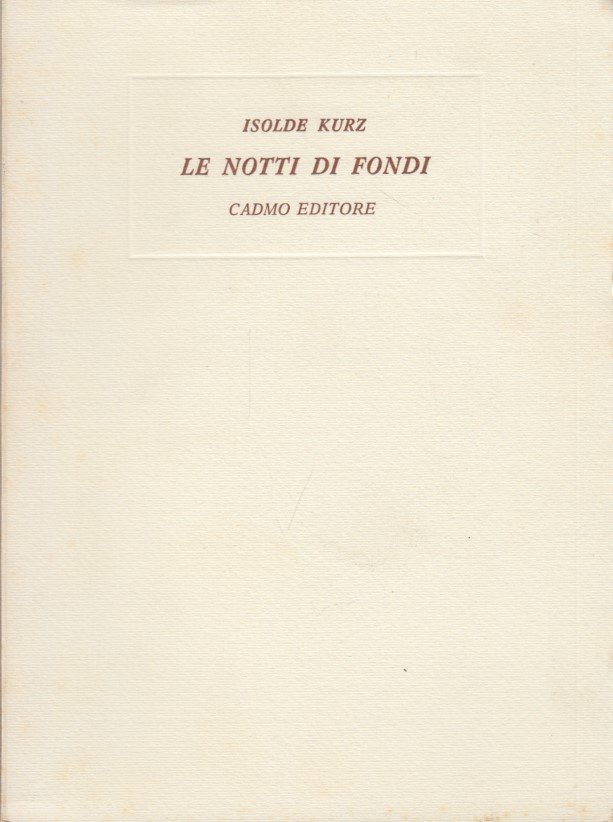 Le notti di Fondi. Una storia del cinquecento