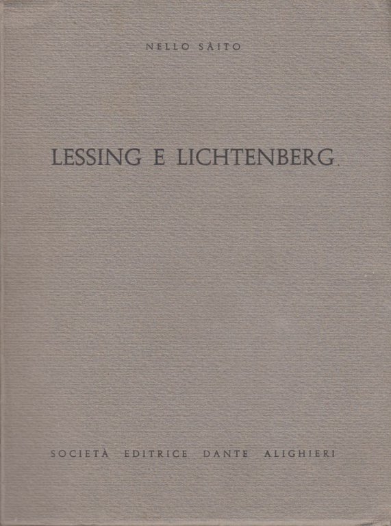 Lessing e Lichtenberg