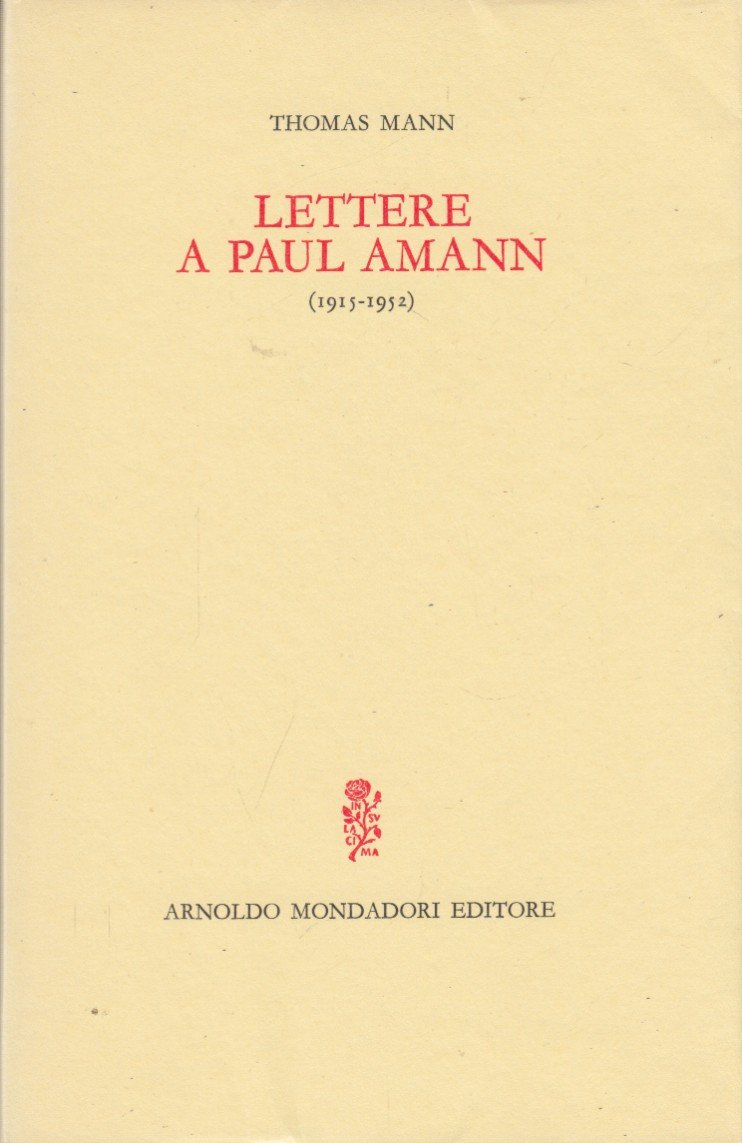 Lettere a Paul Aman 1915-1952
