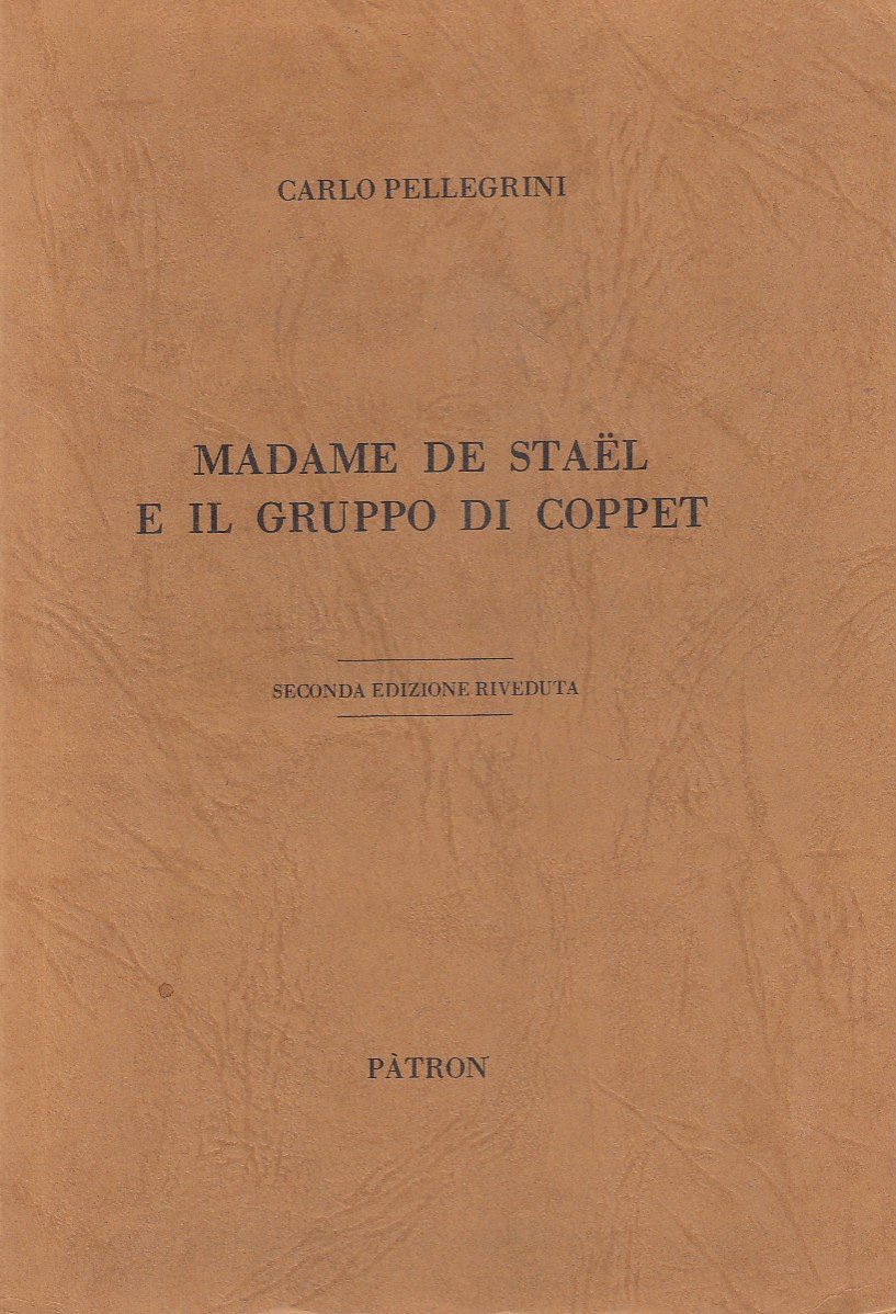 Madame de Stael e il gruppo di coppet