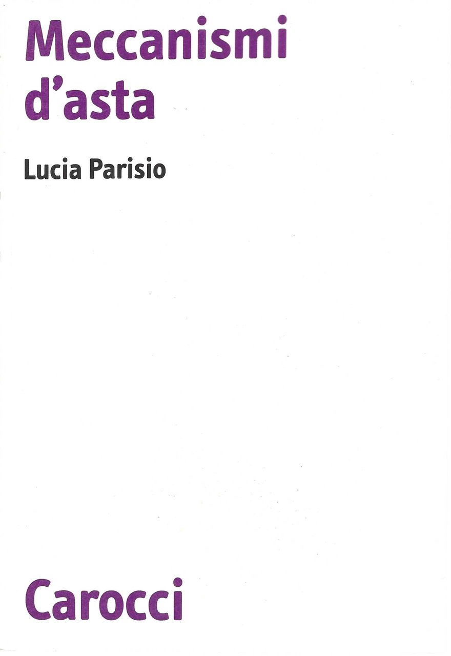 Meccanismi d'asta