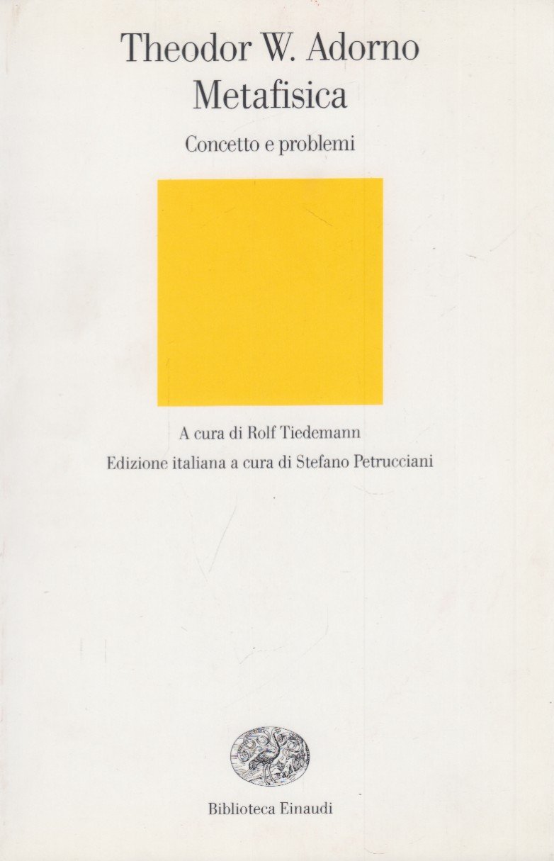 Metafisica. Concetto e problemi