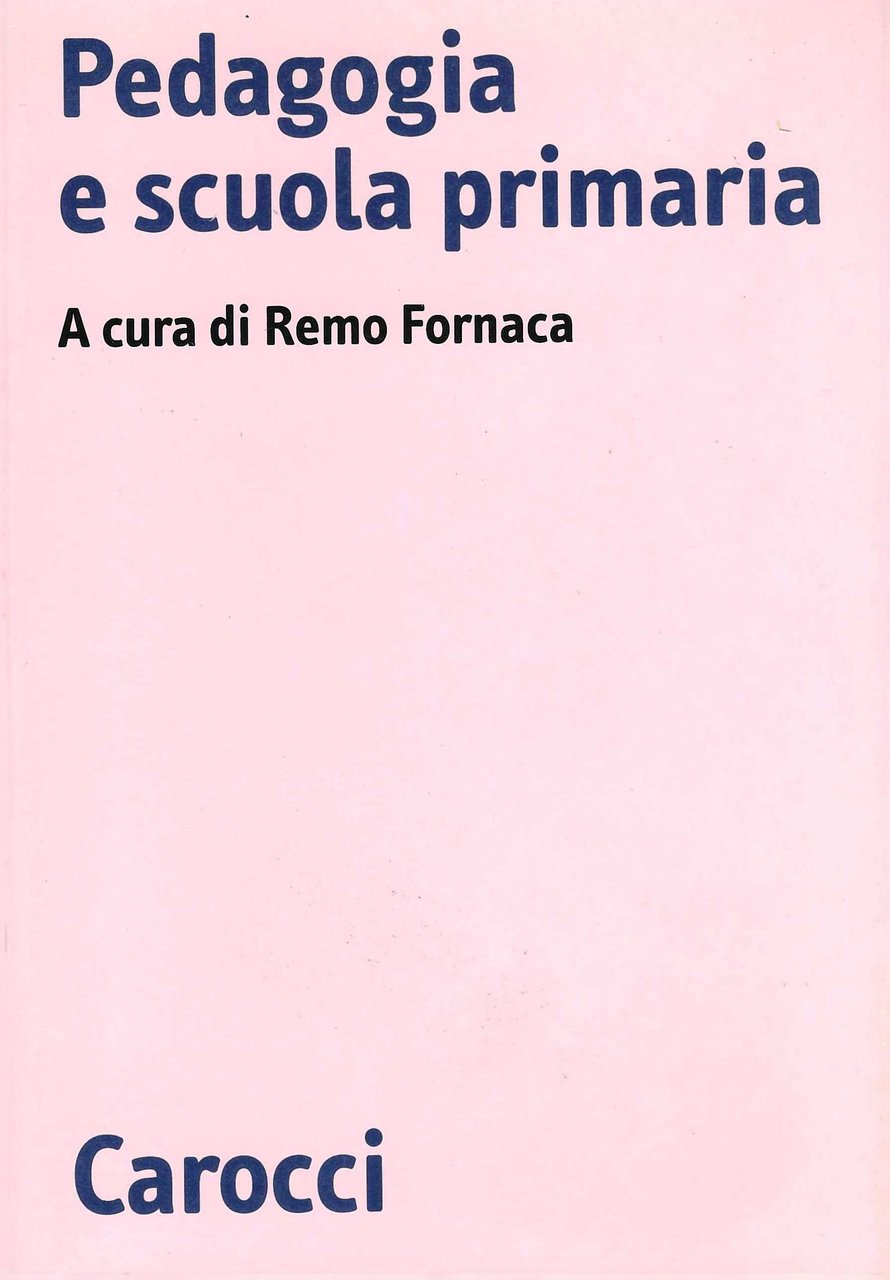 Pedagogia e scuola primaria