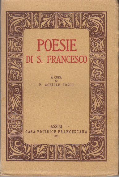 Poesie Di S. Francesco