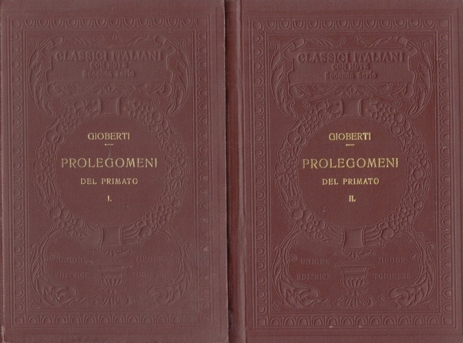 Prolegomeni del primato morale e civile degli italiani