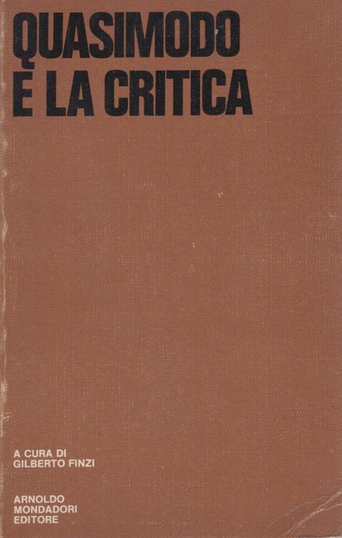 Quasimodo e la critica