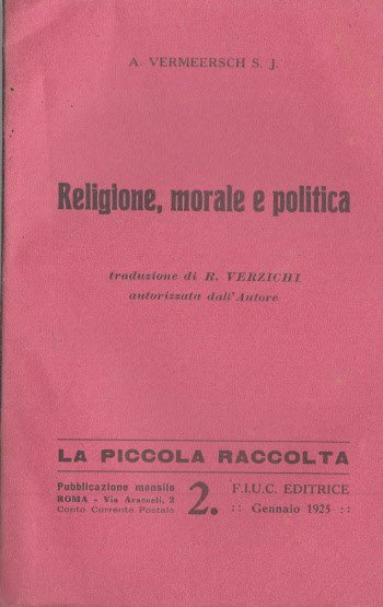 Religione, Morale E Politica