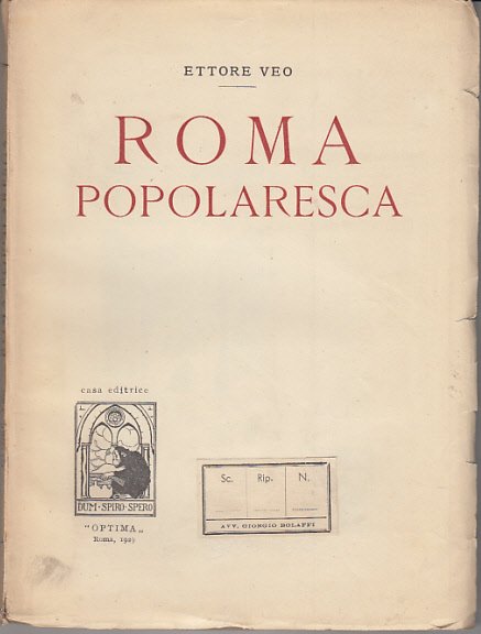 ROMA POPOLARESCA