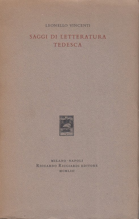 Saggi di letteratura tedesca