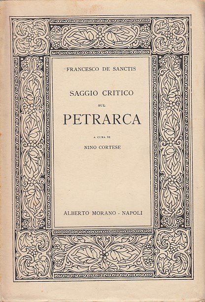 Saggio critico sul petrarca