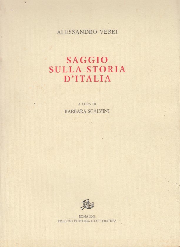 Saggio sulla storia d'Italia