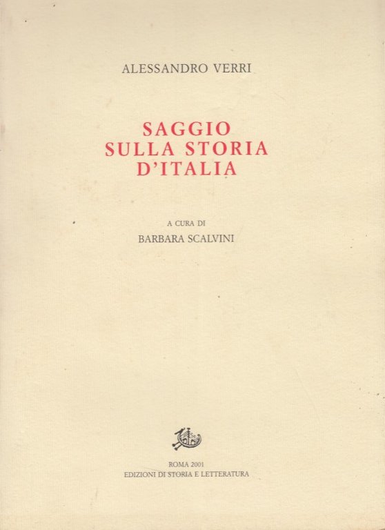 Saggio sulla storia d'Italia
