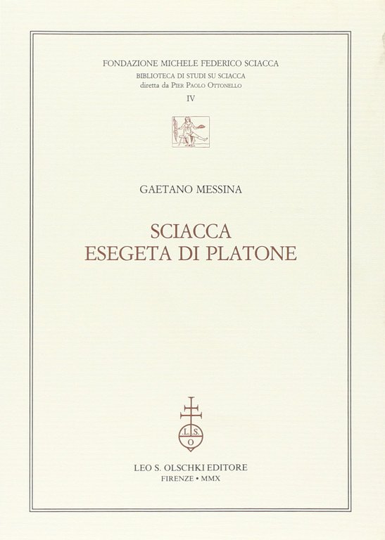 Sciacca esegeta di Platone