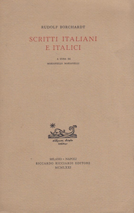 Scritti italiani e italici