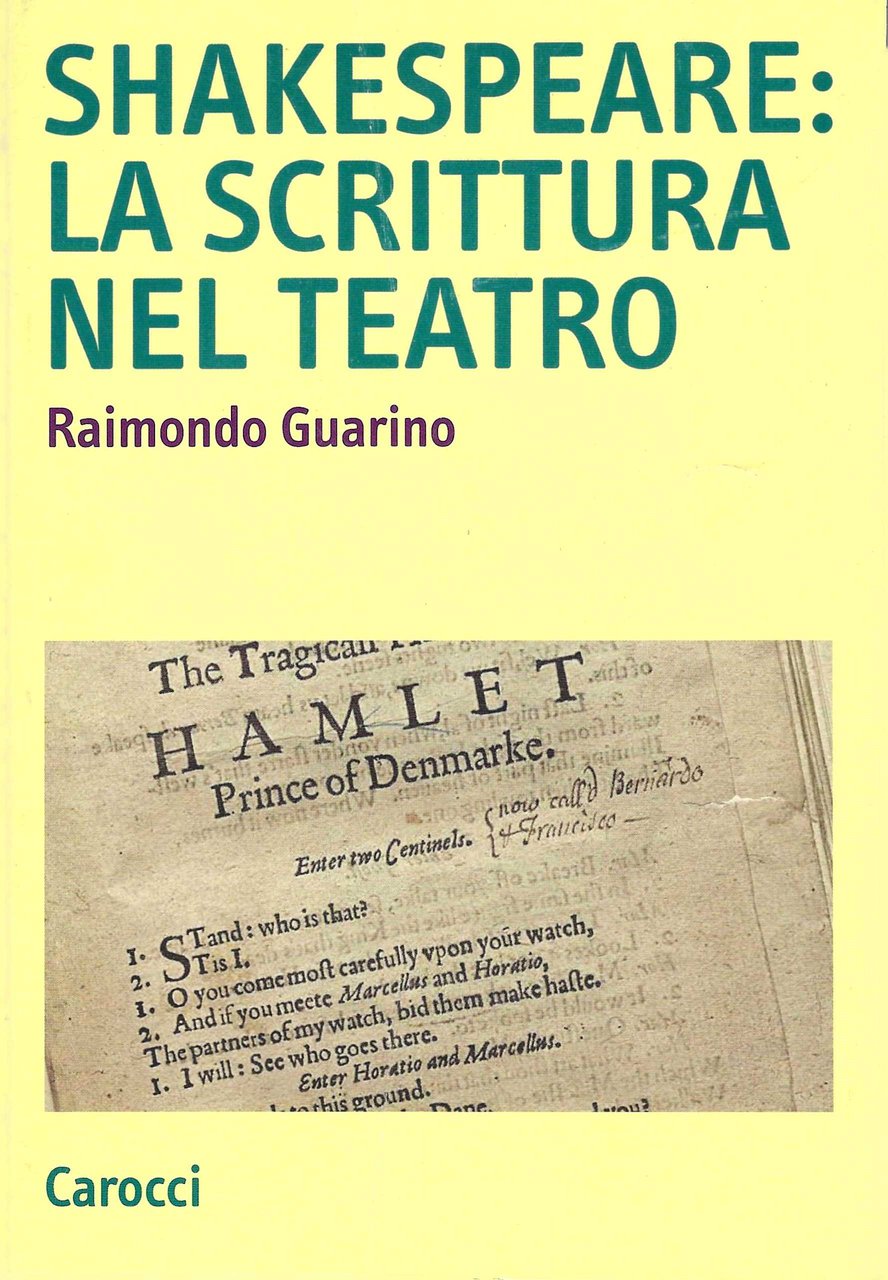 Shakespeare: la scrittura nel teatro