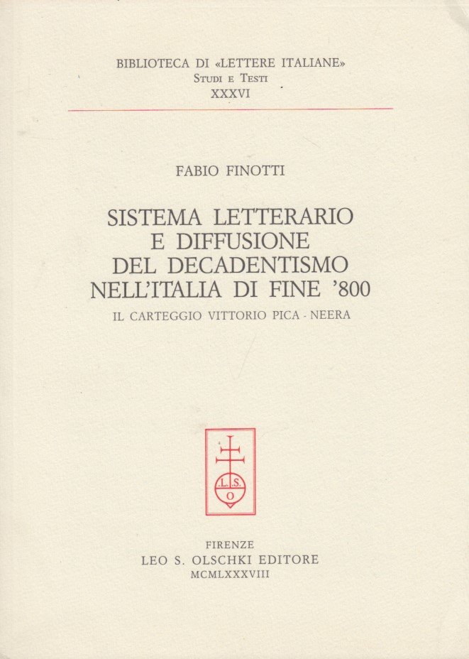 Sistema letterario e diffusione del decadentismo nell'italia di fine '800. …