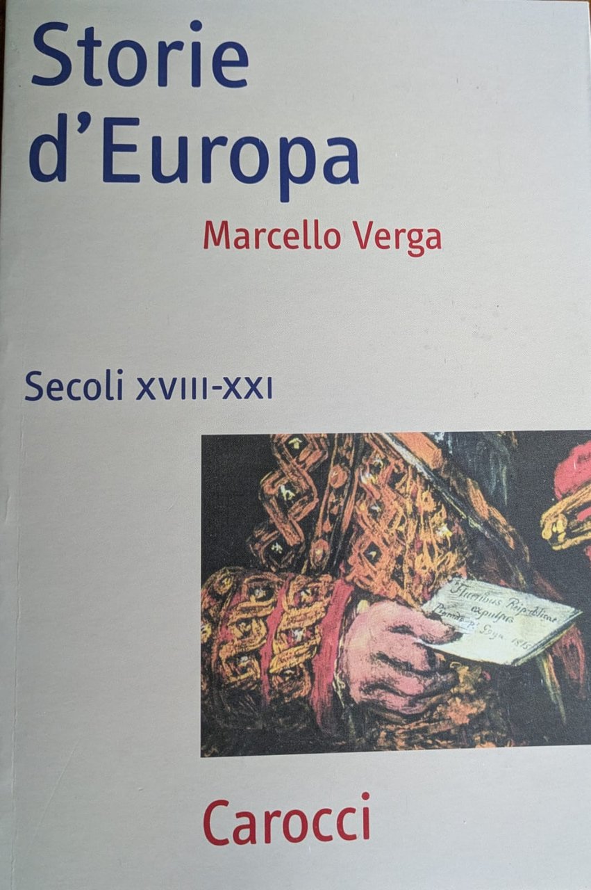 Storie d'Europa. Secoli XVIII-XXI