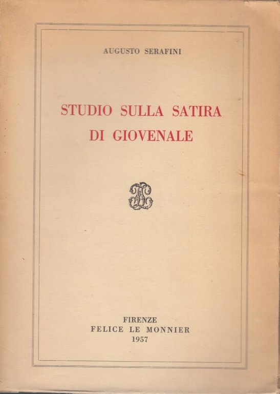 Studio sulla satira di Giovenale