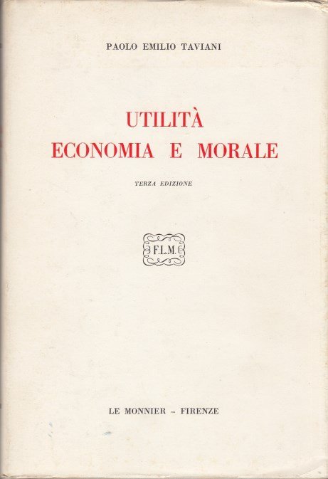 Utilità Economia e morale
