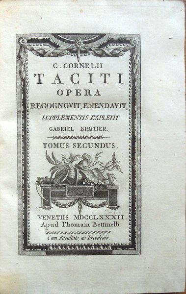 Opera. Recognovit, emendavit, supplementis explevit Gabriel Brotier