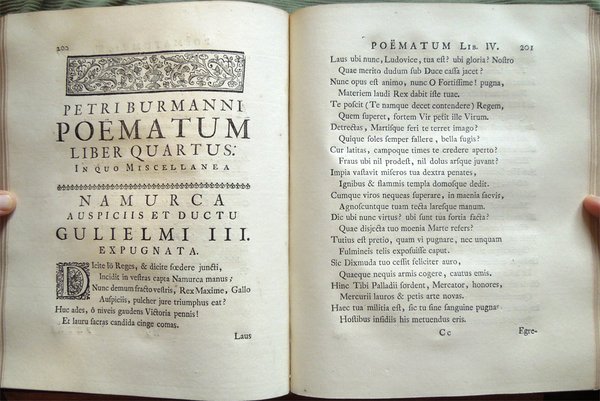 Petri Burmanni Poëmatum libri quatuor. Nunc primum in lucem editi. …