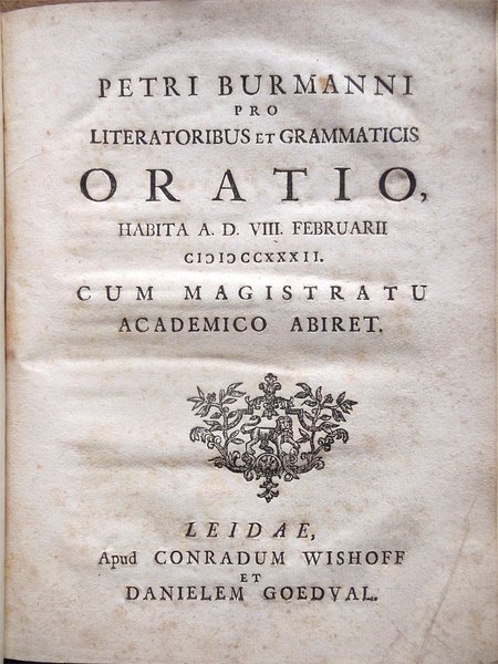 Petri Burmanni Poëmatum libri quatuor. Nunc primum in lucem editi. …