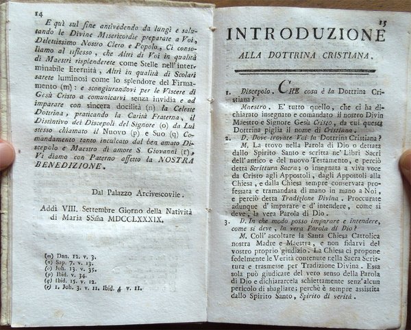 Esposizione della dottrina cristiana cavata dal Catechismo romano ad uso …