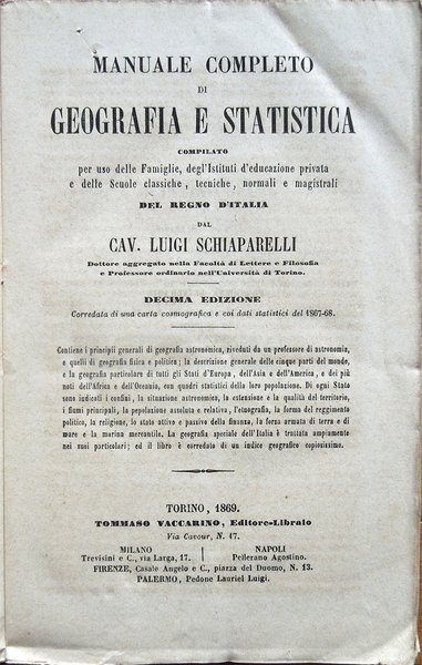 Manuale completo di geografia e statistica compilato per uso delle …