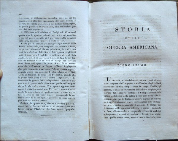 Storia della guerra della independenza degli Stati Uniti di America …