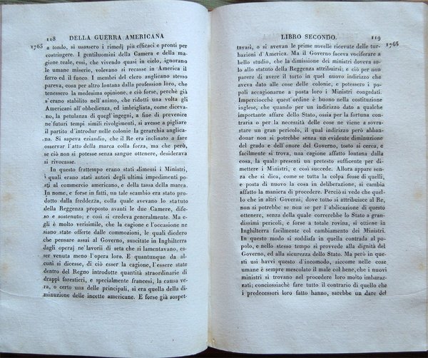 Storia della guerra della independenza degli Stati Uniti di America …