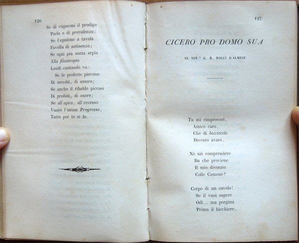 Prima raccolta di poesie e prose edite ed inedite