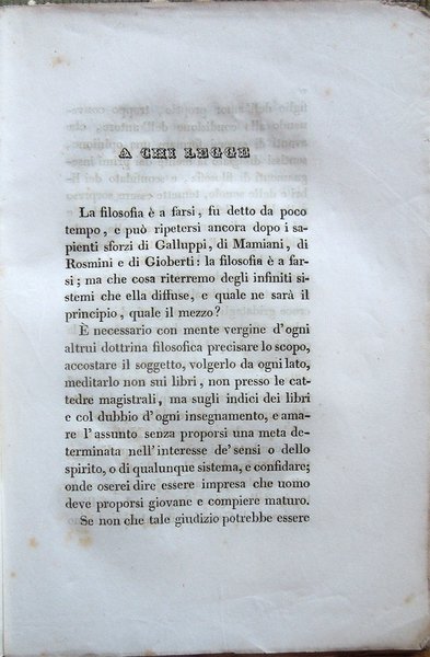 Introduzione alla filosofia di Luigi Longoni da Monza