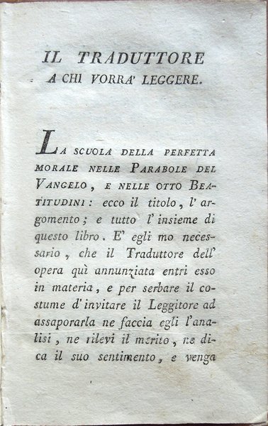 La scuola della perfetta morale nelle parabole del Vangelo e …