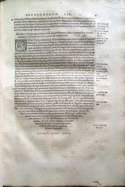 Paradoxorum ad Pratum libri sex. Dispunctionum, lib. IIII. De eo …
