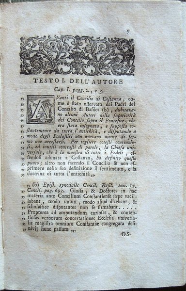 Risposta al quesito: Cosa è un Appellante? Ossia osservazioni teologico-critiche …