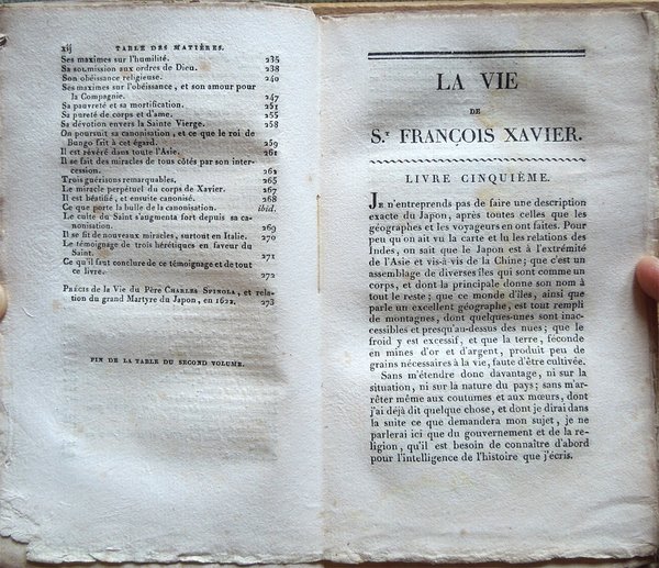 La vie de S.t François Xavier, apotre des Indes et …